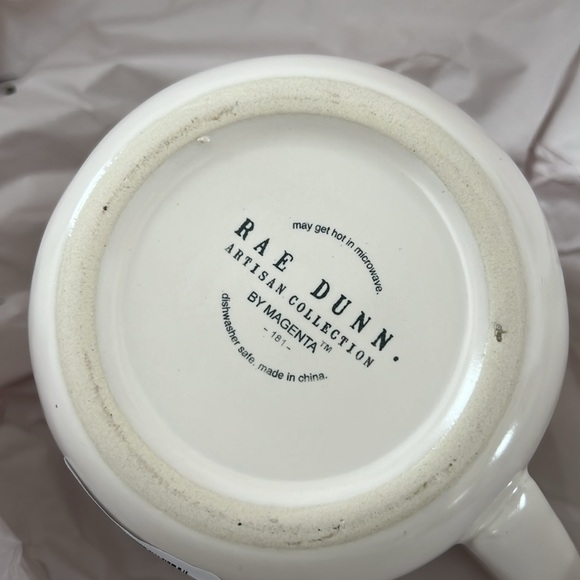 NWT Rae Dunn XOXO Cream Pitcher - White and Red - Picture 5 of 5